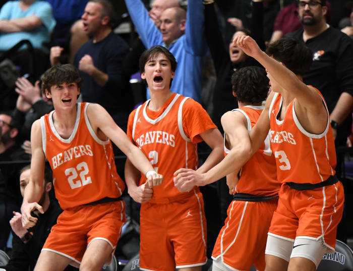 Beaverton Southridge 6A Oregon boys basketball quarterfinal 2024 Taylor Balkom 45